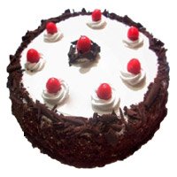 Order for 2 Kg Black Forest New Year Cakes to Bangalore From 5 Star Bakery