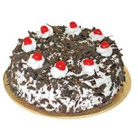 Send 1 Kg Eggless Black Forest Cake From 5 Star Hotel on Friendship Day to Bengaluru