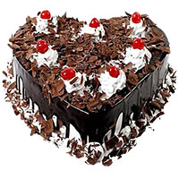 Send 3 Kg Heart Shape Black Forest Cake Order Online Bangalore
