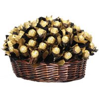 Special Basket of 48 Pcs Ferrero Rocher with Friendship Day to Bangalore