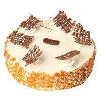 Eggless Butter Scotch Cake to Bangalore From 5 Star Bakery