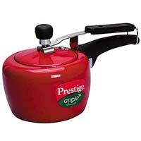 Best Diwali Gifts in Banglore. Non Stick Prestige Cooker Deluxe Plus Coating 3.3 ltr ( Red Colour )