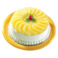 Send Cakes to Bengaluru - Pineapple Cake From 5 Star