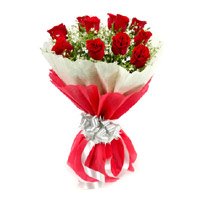 Valentine's Day Flowers Bouquet to Bangalore