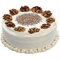 Order New Year Cakes to Bangalore that includes 500 gm Vanilla Cake in Bengaluru