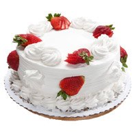 Online Valentine's Day Cakes to Bengaluru - Strawberry Cake From 5 Star