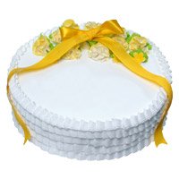 Deliver 1 Kg Eggless Vanilla Cake in Bangalore on Friendship Day