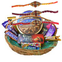 Basket of Chocolates and Rakhi Gift Delivery in Bangalore and Cookies